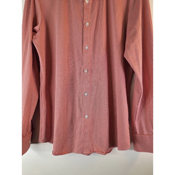 MIZZEN + MAIN Leeward Shirt Men's Sz Large Trim Fit Button Up Long Sleeve Plaid - Picture 5 of 8